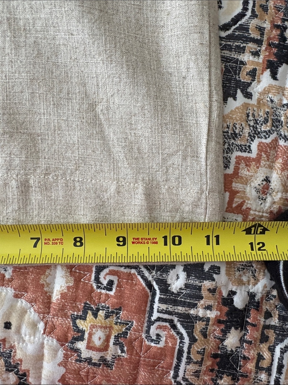 Linen and viscose blend paper bag wide leg pants. Great Fall color & Size medium - Picture 8 of 10
